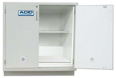 酸储存柜提供对腐蚀性化学品的保护